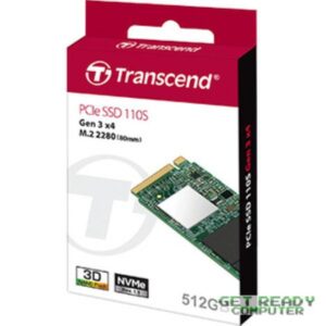 Transcend Unità stato solido Transcend 110S - M.2 2280 Interno - 512 GB - PCI Express (PCI Express 3.0 x4) - 1800 MB/s Velocità massima trasferimento dati in lettura - 5 Anno/i Garanzia