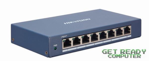 SWITCH 8P LAN GIGABIT HIKVISION DS-3E1508-EI 8P RJ45  – L2 SMART MANAGED