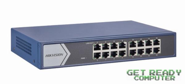 SWITCH 16P LAN GIGABIT HIKVISION DS-3E1516-EI 16P RJ45  – L2 SMART MANAGED