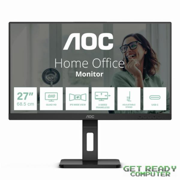 AOC Q27P3CV Monitor PC 68.6 cm (27“) 2560 x 1440 Pixel Quad HD LED Nero